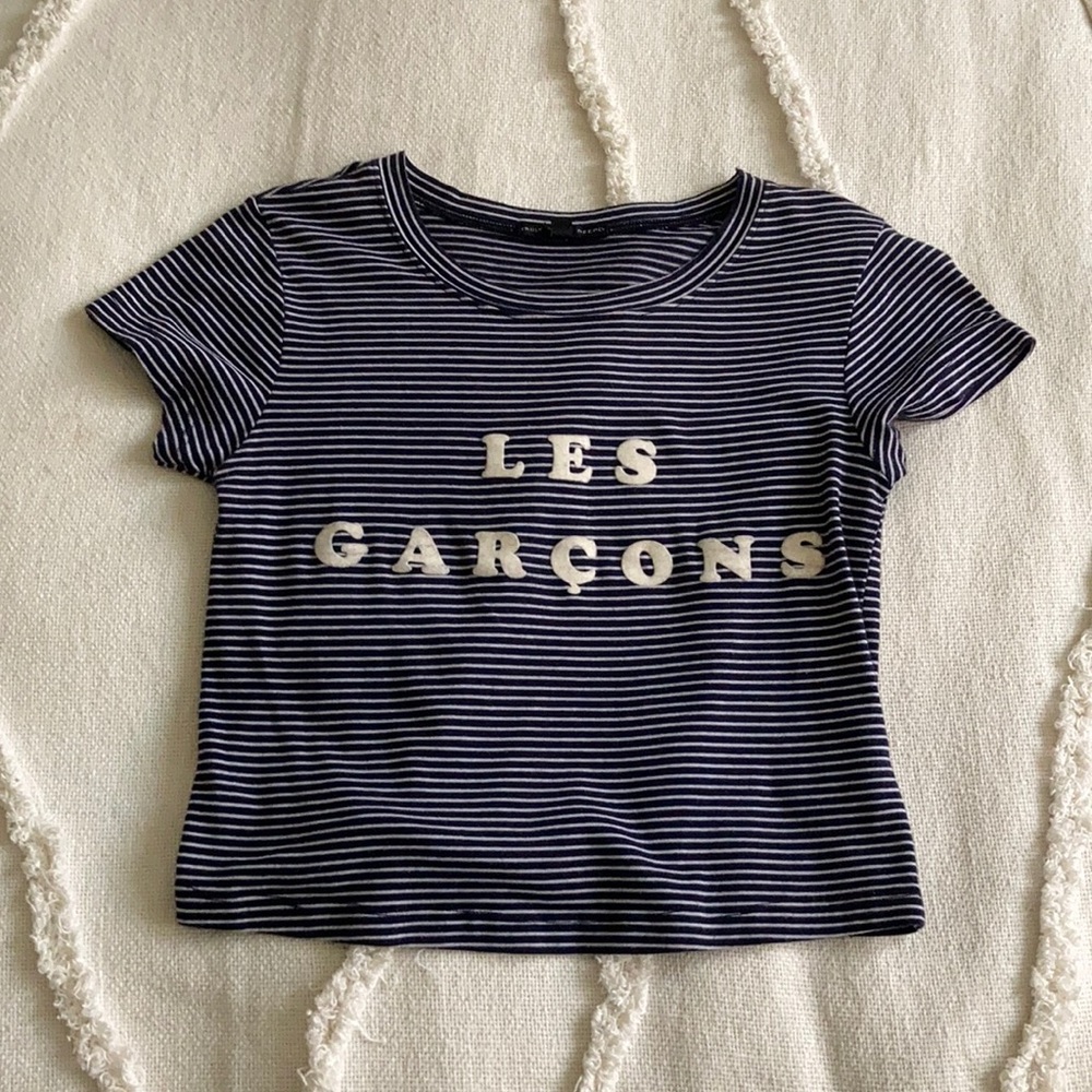 Graphic cropped Tee
